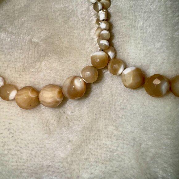 🐯 Chan Luu Tiger’s Eye Hoop Earrings – Earthy Gemstone Boho Chic - Picture 3 of 4